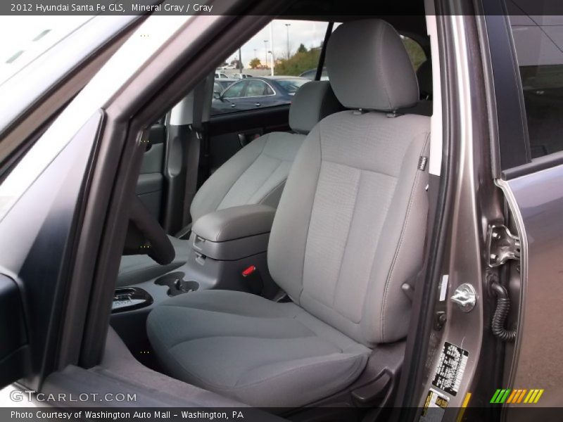 Mineral Gray / Gray 2012 Hyundai Santa Fe GLS