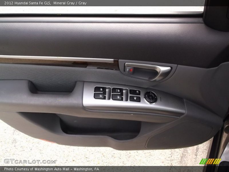 Mineral Gray / Gray 2012 Hyundai Santa Fe GLS