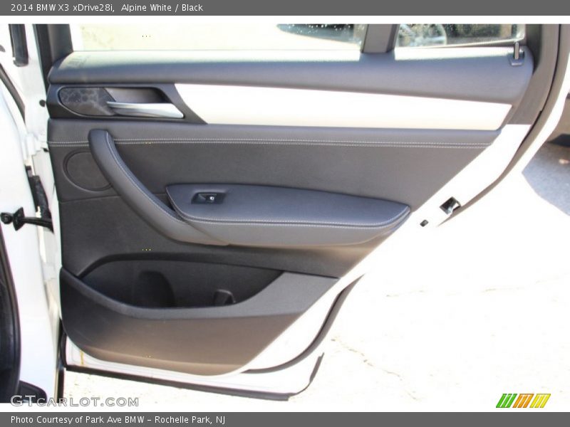 Alpine White / Black 2014 BMW X3 xDrive28i