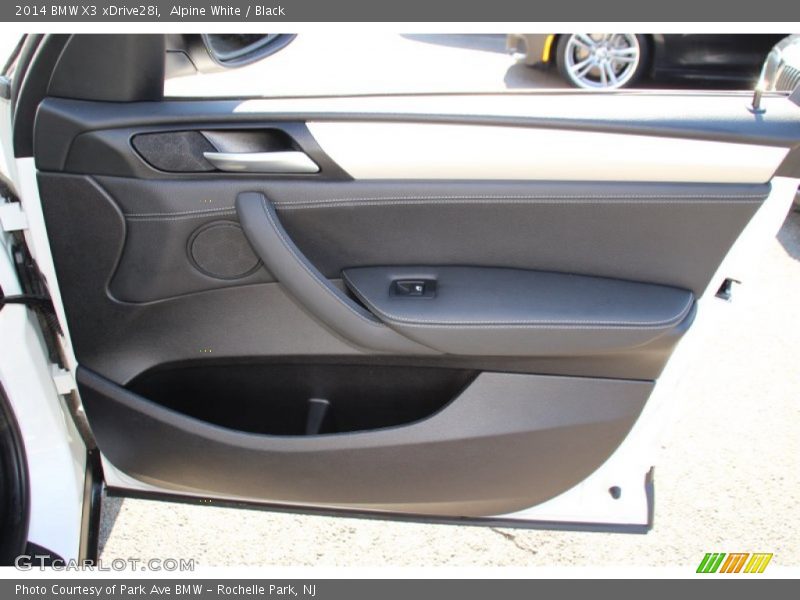 Alpine White / Black 2014 BMW X3 xDrive28i