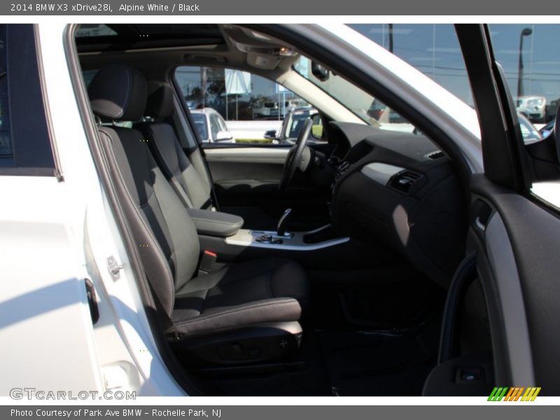 Alpine White / Black 2014 BMW X3 xDrive28i