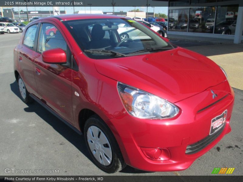 Infrared / Black 2015 Mitsubishi Mirage DE