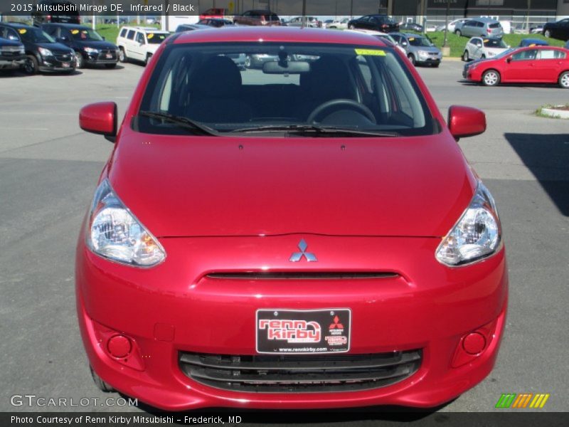 Infrared / Black 2015 Mitsubishi Mirage DE