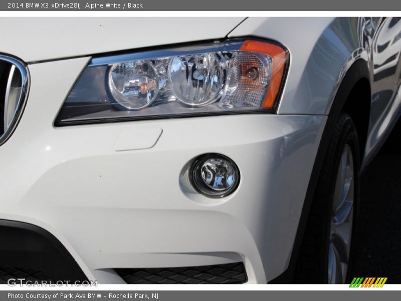 Alpine White / Black 2014 BMW X3 xDrive28i