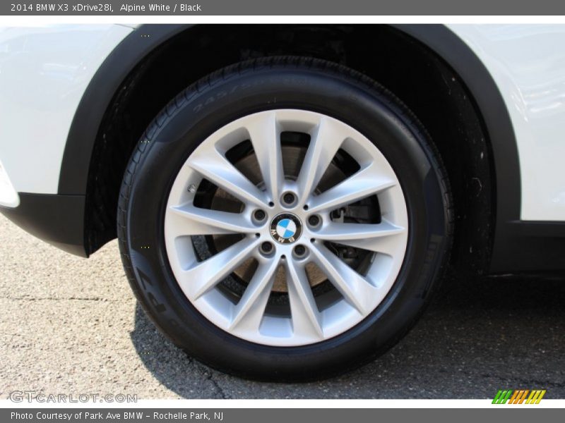 Alpine White / Black 2014 BMW X3 xDrive28i