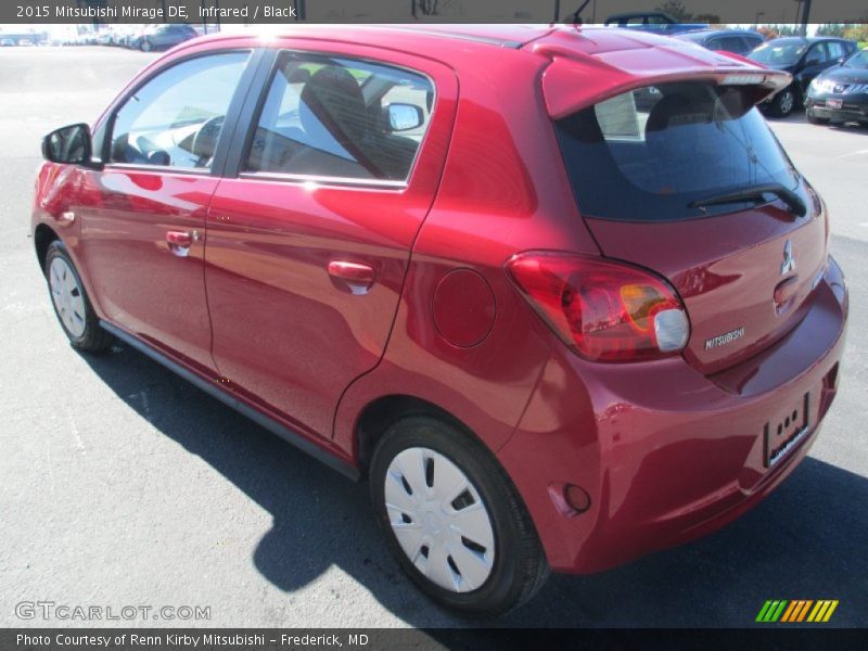 Infrared / Black 2015 Mitsubishi Mirage DE