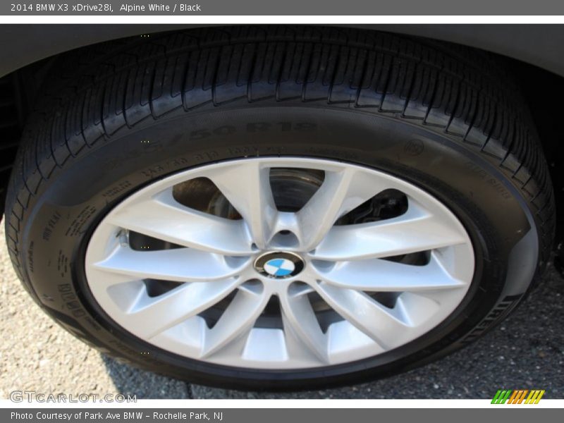 Alpine White / Black 2014 BMW X3 xDrive28i