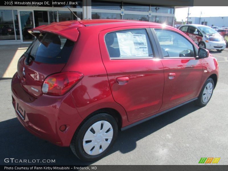 Infrared / Black 2015 Mitsubishi Mirage DE