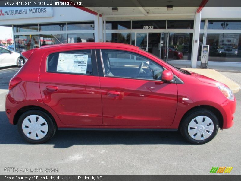 Infrared / Black 2015 Mitsubishi Mirage DE