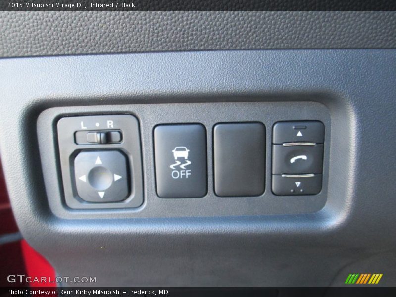 Infrared / Black 2015 Mitsubishi Mirage DE