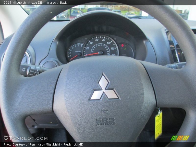 Infrared / Black 2015 Mitsubishi Mirage DE