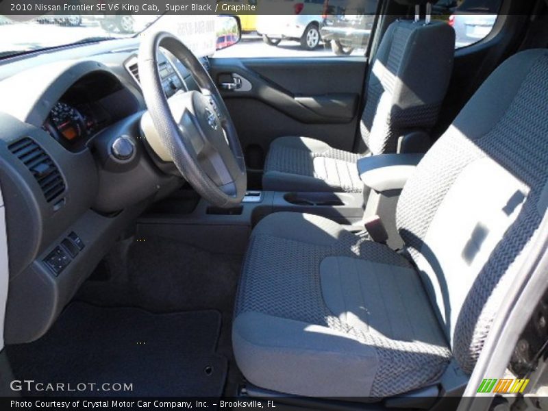 Super Black / Graphite 2010 Nissan Frontier SE V6 King Cab