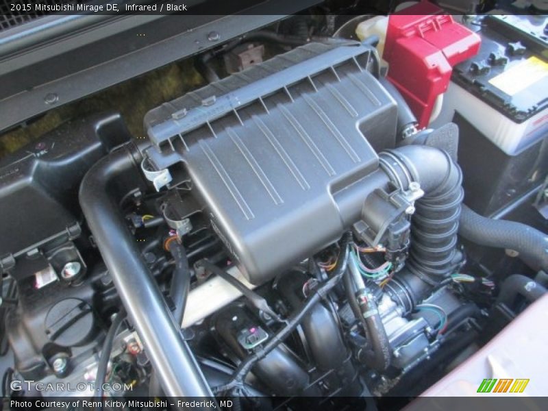 Infrared / Black 2015 Mitsubishi Mirage DE