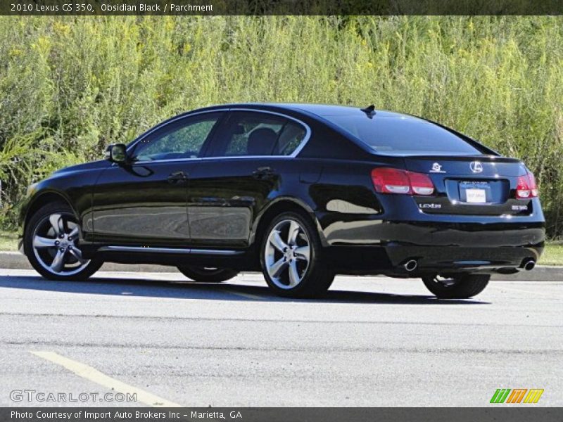 Obsidian Black / Parchment 2010 Lexus GS 350