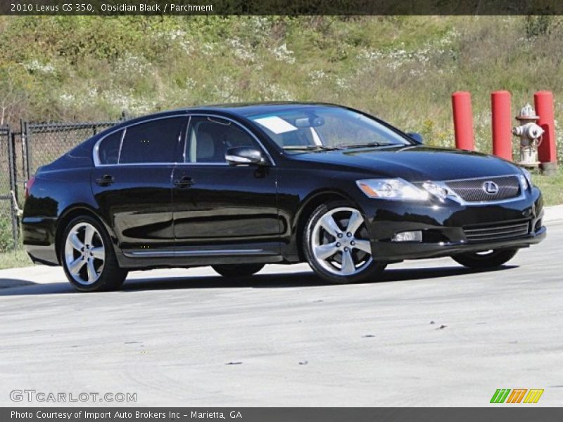 Obsidian Black / Parchment 2010 Lexus GS 350