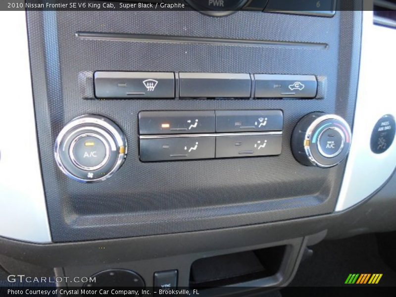 Super Black / Graphite 2010 Nissan Frontier SE V6 King Cab