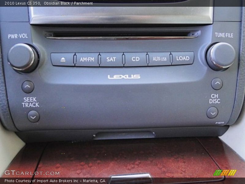 Obsidian Black / Parchment 2010 Lexus GS 350