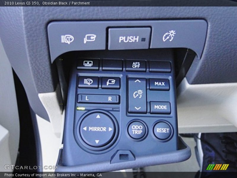 Obsidian Black / Parchment 2010 Lexus GS 350