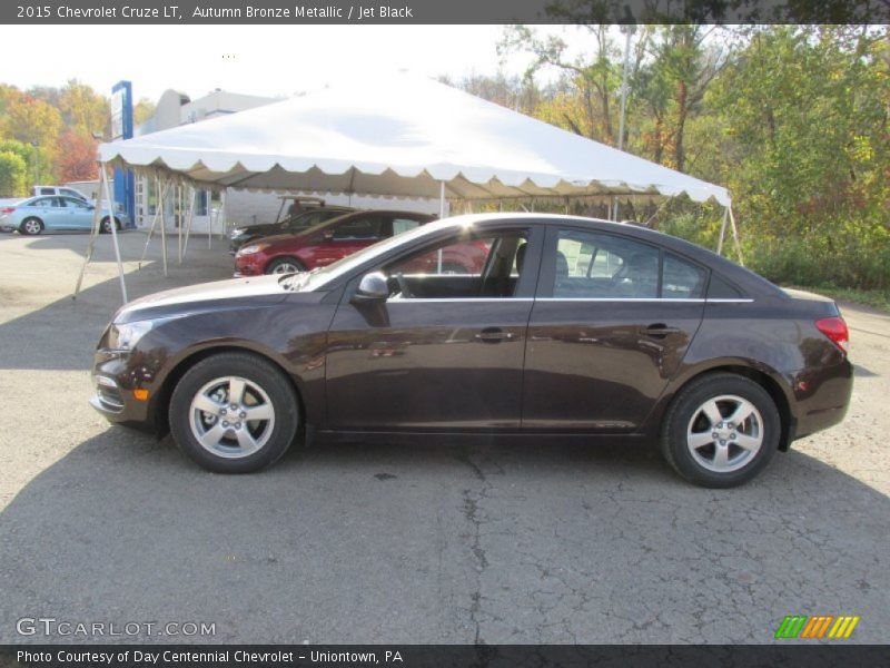 Autumn Bronze Metallic / Jet Black 2015 Chevrolet Cruze LT
