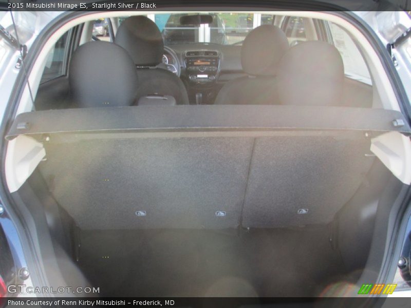 Starlight Silver / Black 2015 Mitsubishi Mirage ES