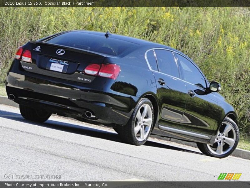 Obsidian Black / Parchment 2010 Lexus GS 350