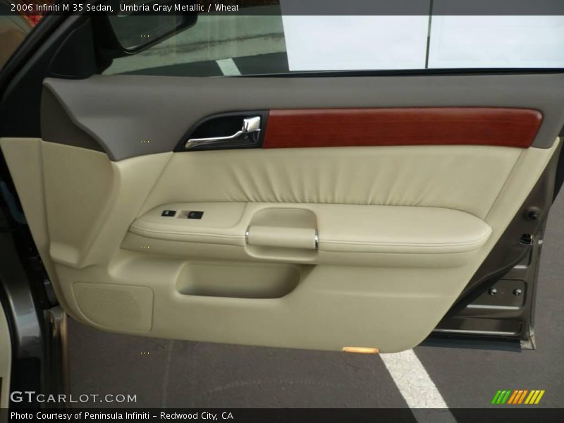 Umbria Gray Metallic / Wheat 2006 Infiniti M 35 Sedan