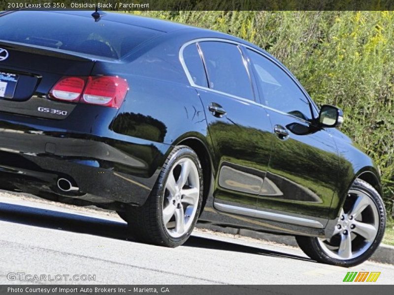 Obsidian Black / Parchment 2010 Lexus GS 350