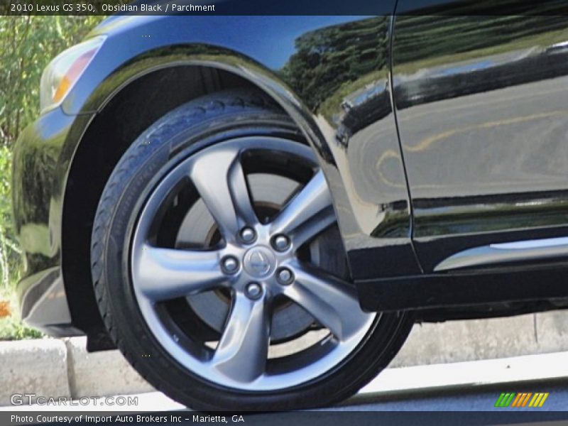 Obsidian Black / Parchment 2010 Lexus GS 350
