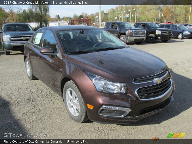 Autumn Bronze Metallic / Jet Black 2015 Chevrolet Cruze LT