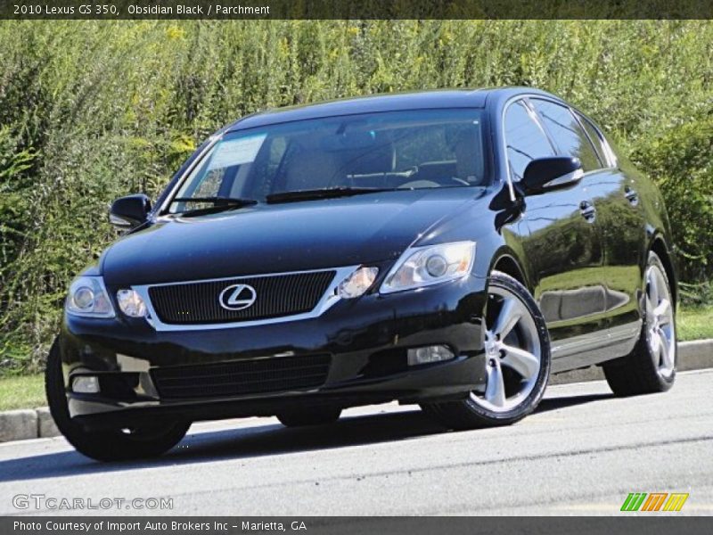 Obsidian Black / Parchment 2010 Lexus GS 350