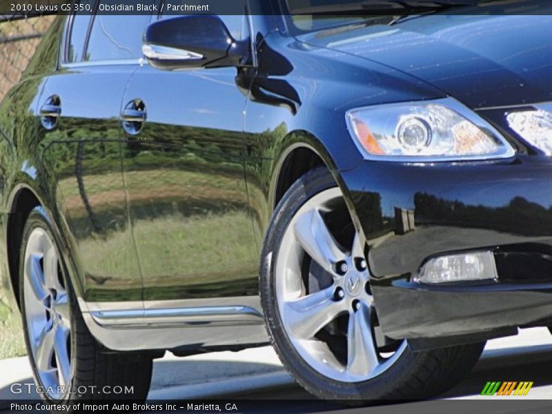 Obsidian Black / Parchment 2010 Lexus GS 350