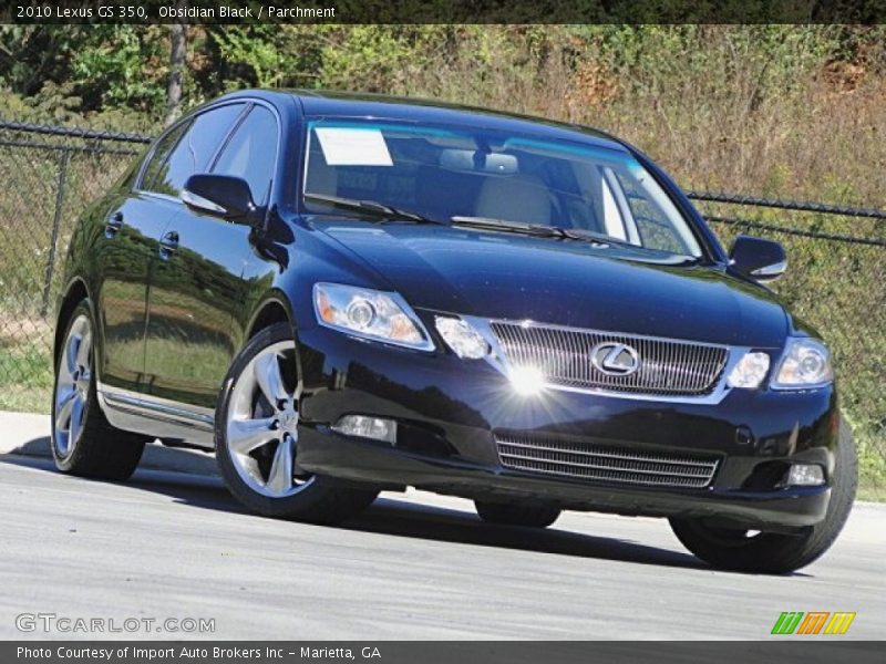 Obsidian Black / Parchment 2010 Lexus GS 350