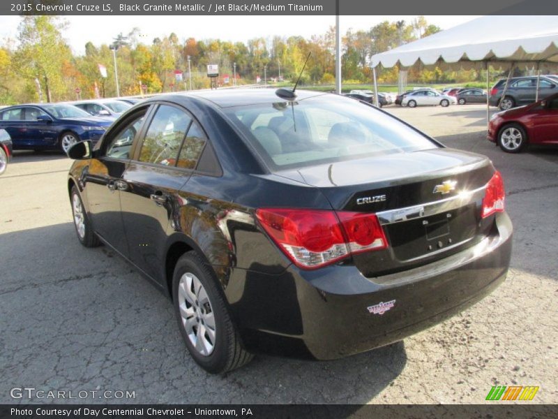 Black Granite Metallic / Jet Black/Medium Titanium 2015 Chevrolet Cruze LS