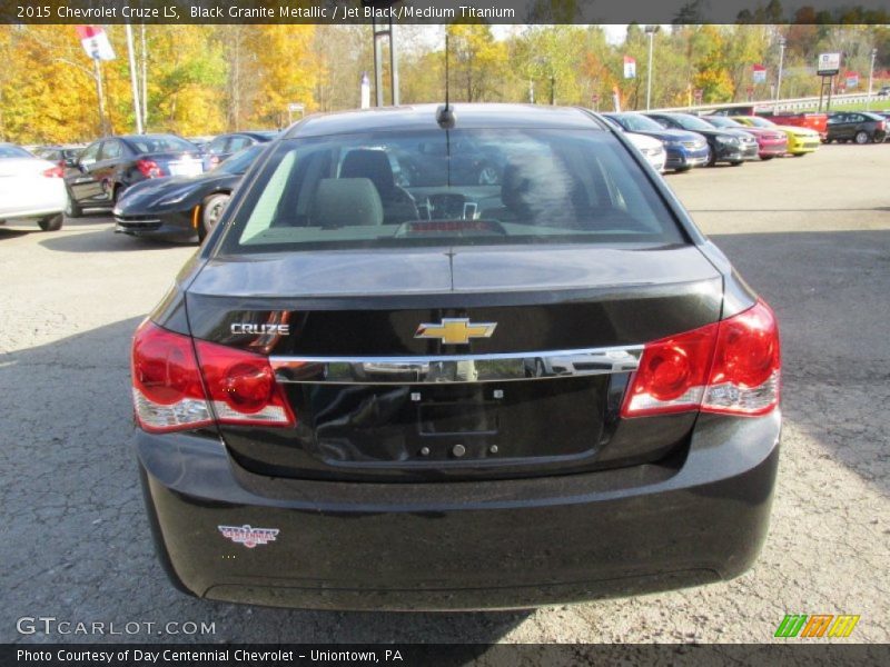 Black Granite Metallic / Jet Black/Medium Titanium 2015 Chevrolet Cruze LS