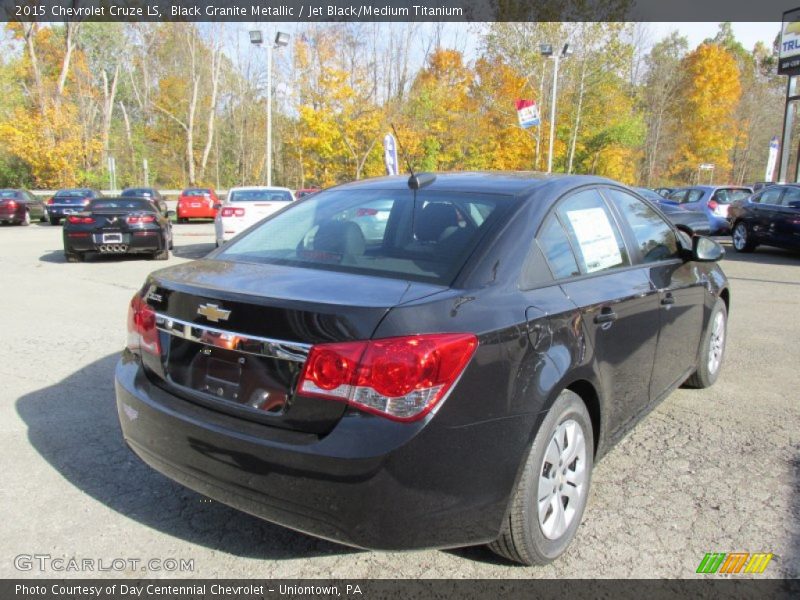 Black Granite Metallic / Jet Black/Medium Titanium 2015 Chevrolet Cruze LS