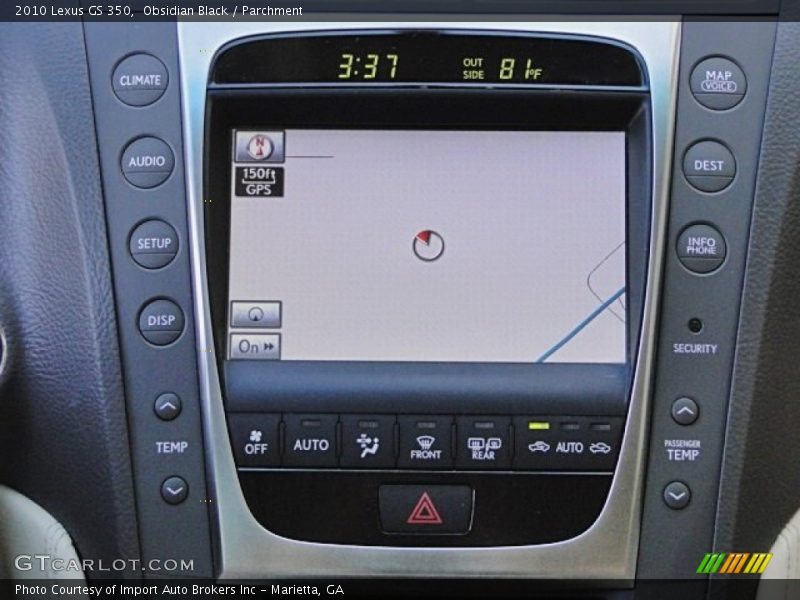 Obsidian Black / Parchment 2010 Lexus GS 350