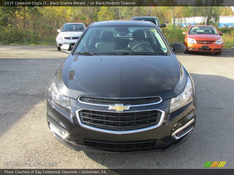 Black Granite Metallic / Jet Black/Medium Titanium 2015 Chevrolet Cruze LS