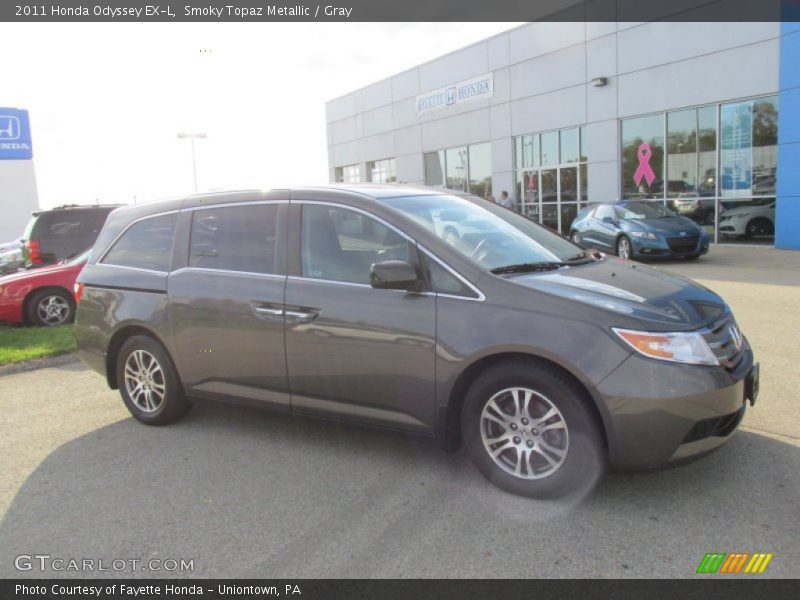 Smoky Topaz Metallic / Gray 2011 Honda Odyssey EX-L