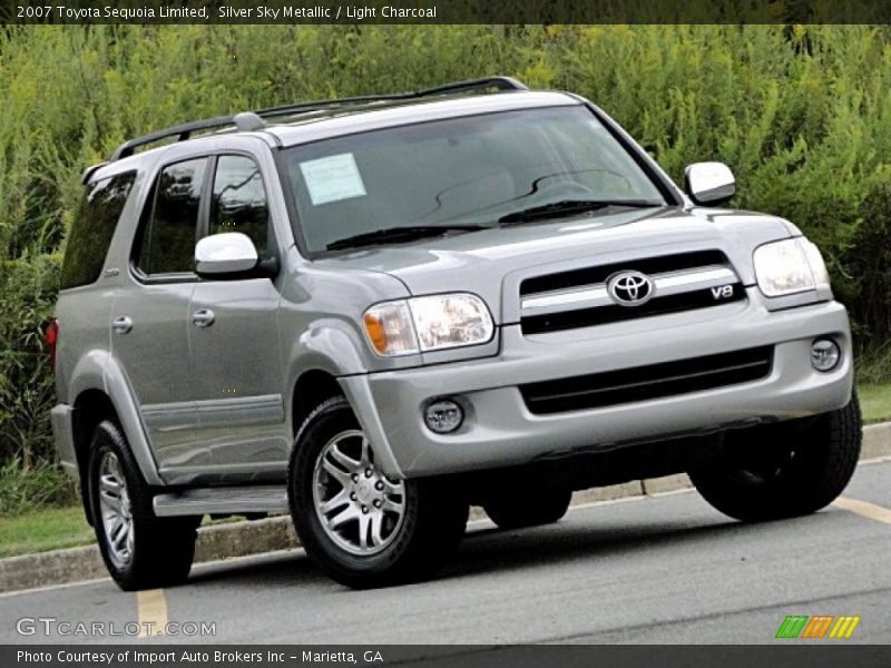 Silver Sky Metallic / Light Charcoal 2007 Toyota Sequoia Limited