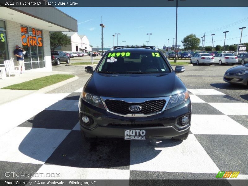 Pacific Blue / Gray 2012 Kia Sorento LX