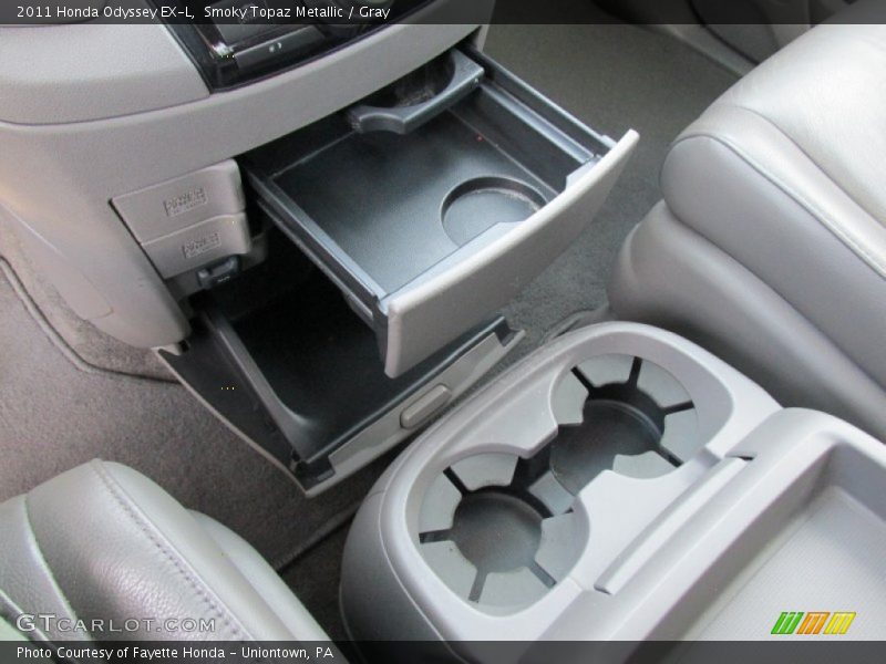 Smoky Topaz Metallic / Gray 2011 Honda Odyssey EX-L