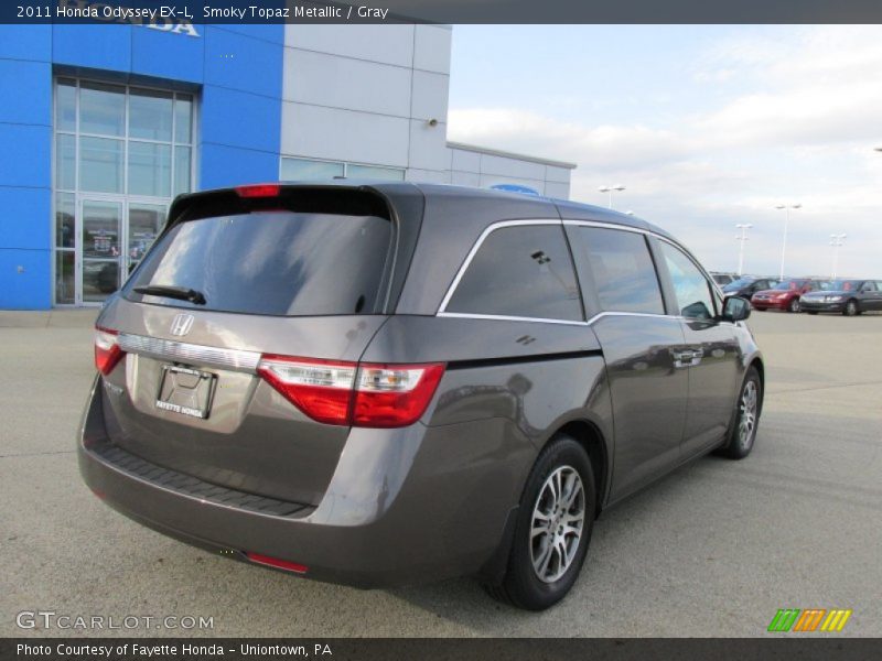 Smoky Topaz Metallic / Gray 2011 Honda Odyssey EX-L