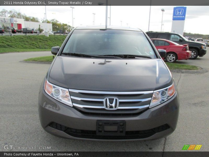 Smoky Topaz Metallic / Gray 2011 Honda Odyssey EX-L