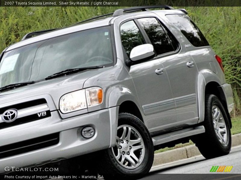 Silver Sky Metallic / Light Charcoal 2007 Toyota Sequoia Limited