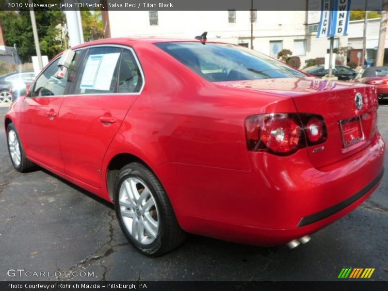 Salsa Red / Titan Black 2010 Volkswagen Jetta TDI Sedan