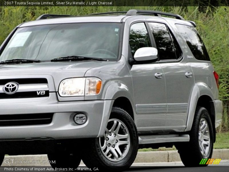 Silver Sky Metallic / Light Charcoal 2007 Toyota Sequoia Limited