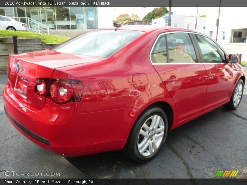 Salsa Red / Titan Black 2010 Volkswagen Jetta TDI Sedan