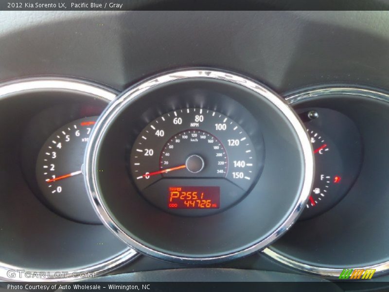 Pacific Blue / Gray 2012 Kia Sorento LX