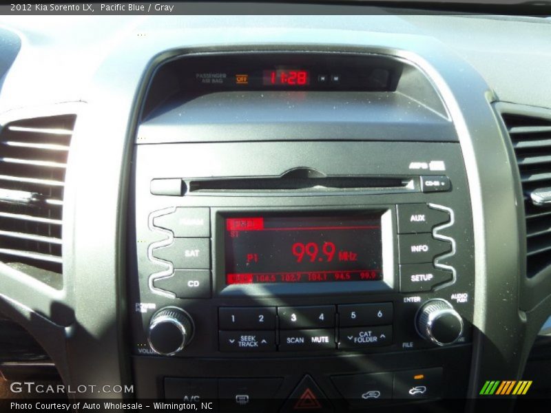 Pacific Blue / Gray 2012 Kia Sorento LX