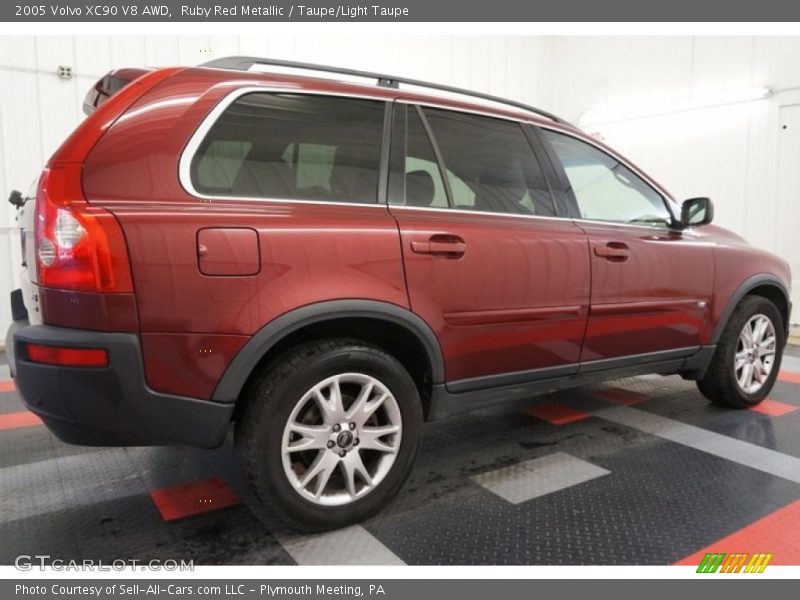 Ruby Red Metallic / Taupe/Light Taupe 2005 Volvo XC90 V8 AWD